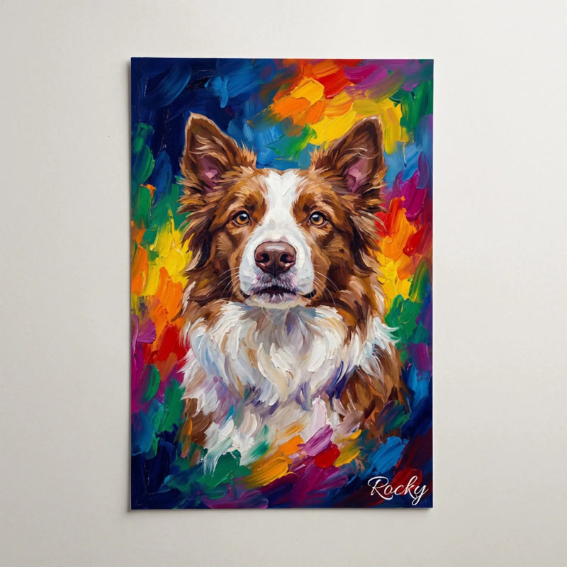 Portrait d’animal en style pop art