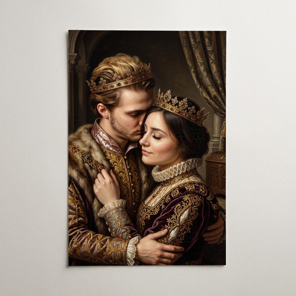 Paar- & Familienportrait im Renaissance-Stil nach Foto - Poster