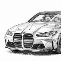 Voiture crayon