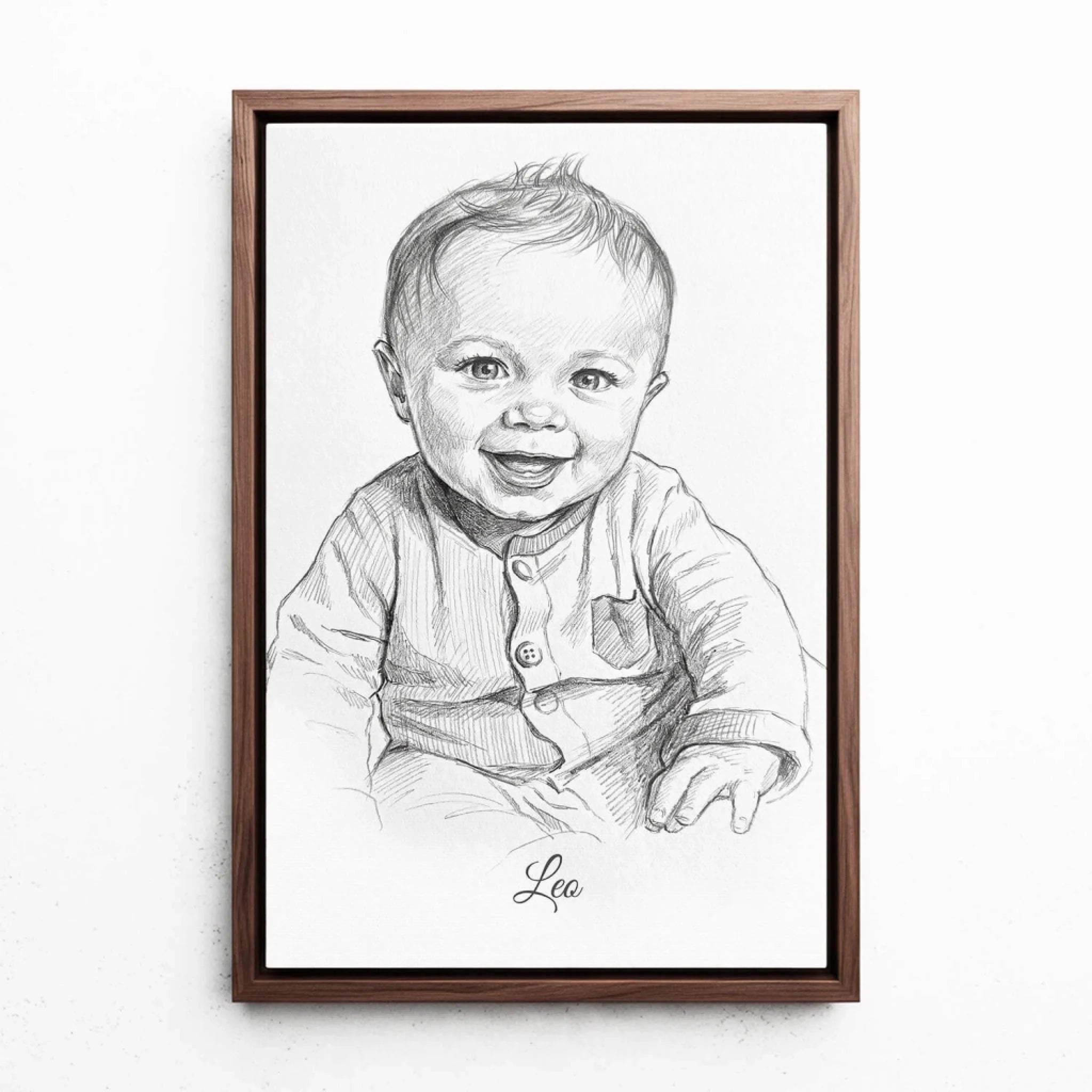 katzenportrait-leinwand-rahmen-walnuss
