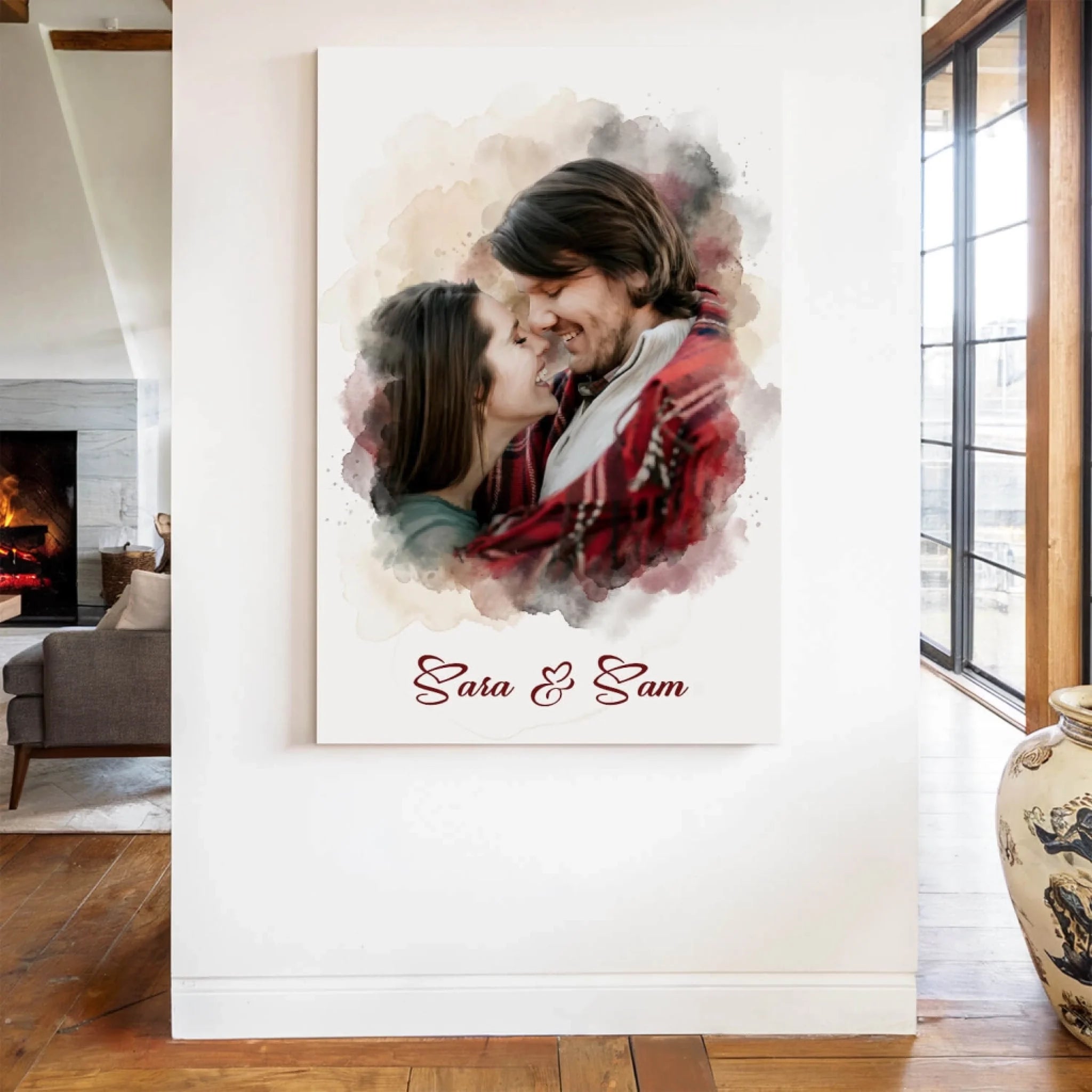 portrait-pour-couples-familles-etc-dans-le-style-aquarelle