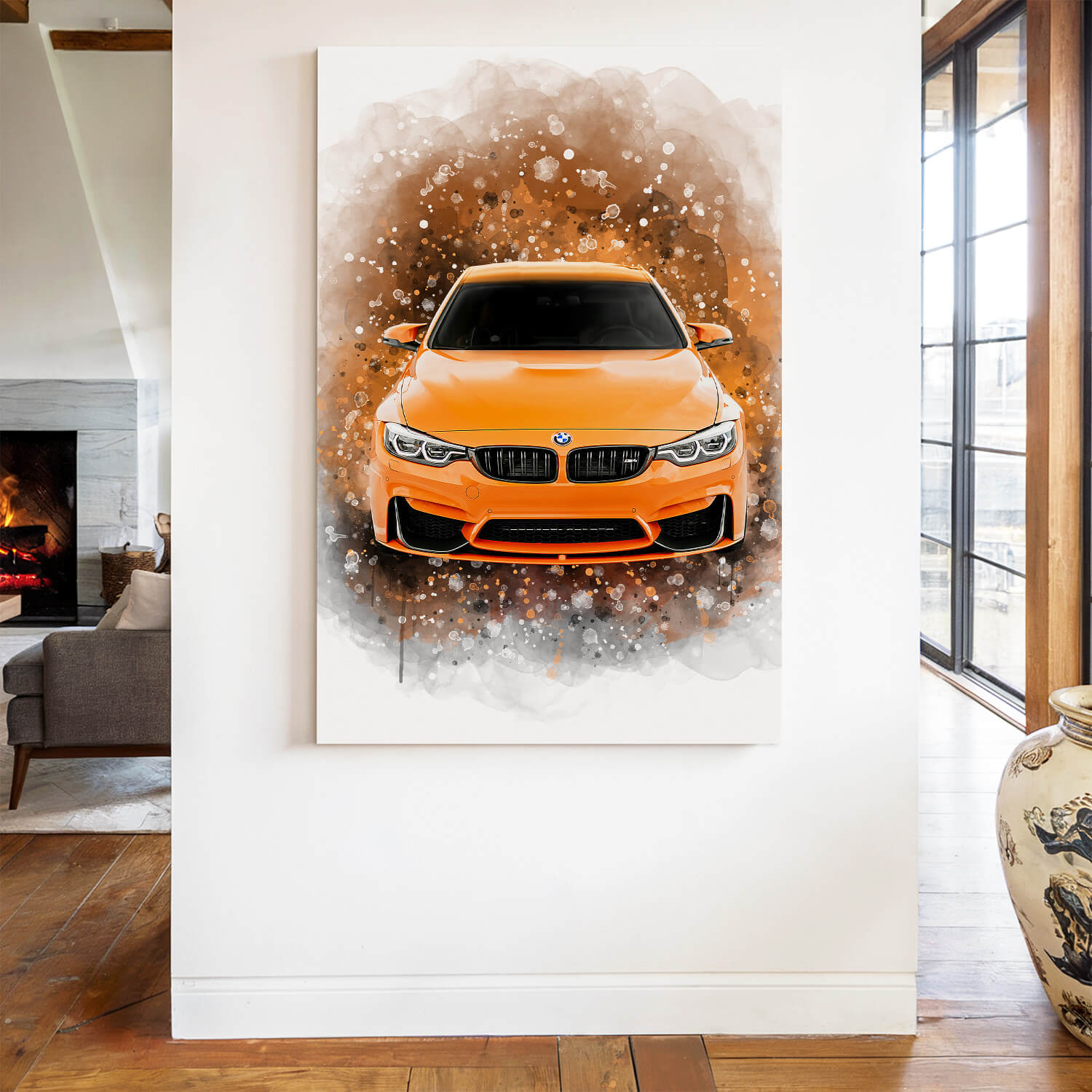 Auto Leinwand personalisiert