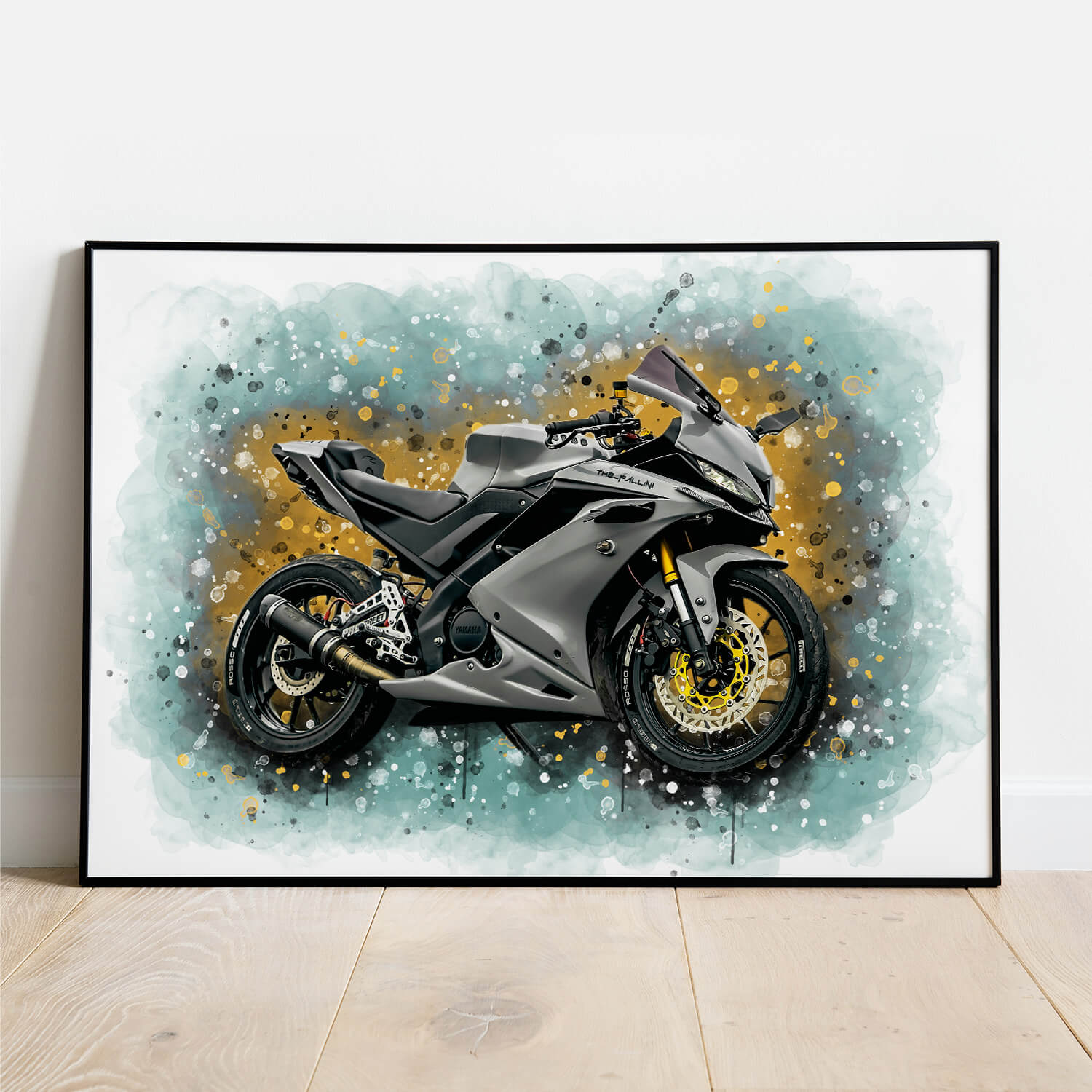 Motorrad Portrait Eigenes Foto