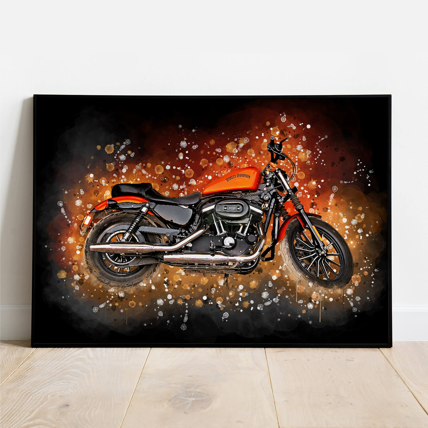 Personalisiertes Poster Motoradliebhaber
